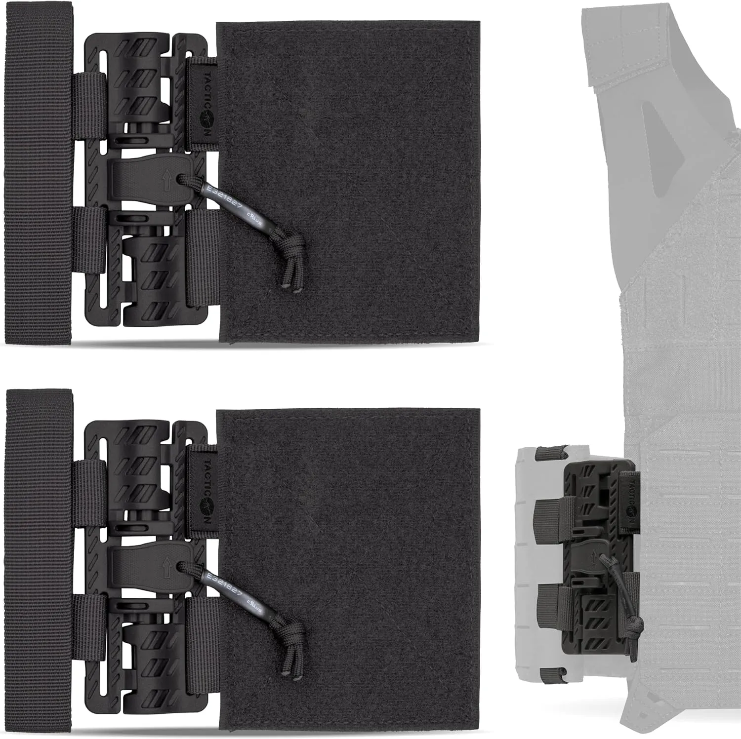 Tacticon Quick Release (Set of 2) | Disabled Combat Veteran Owned Company | Quick Release Cummerbund Conversion Attachment