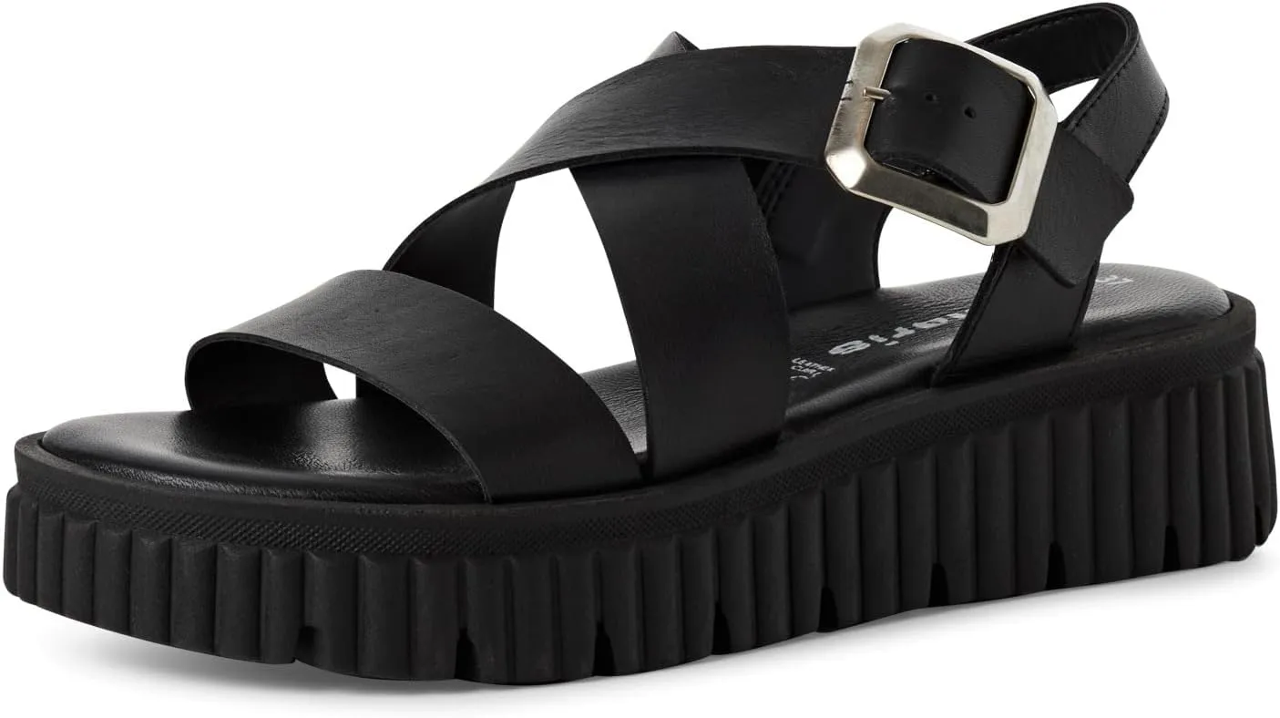 Tamaris Women's Wedge/Flat Sand Sandal