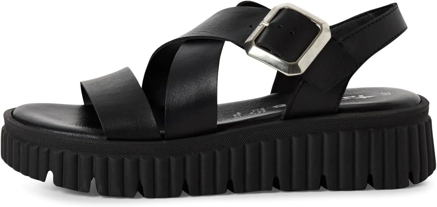 Tamaris Women's Wedge/Flat Sand Sandal