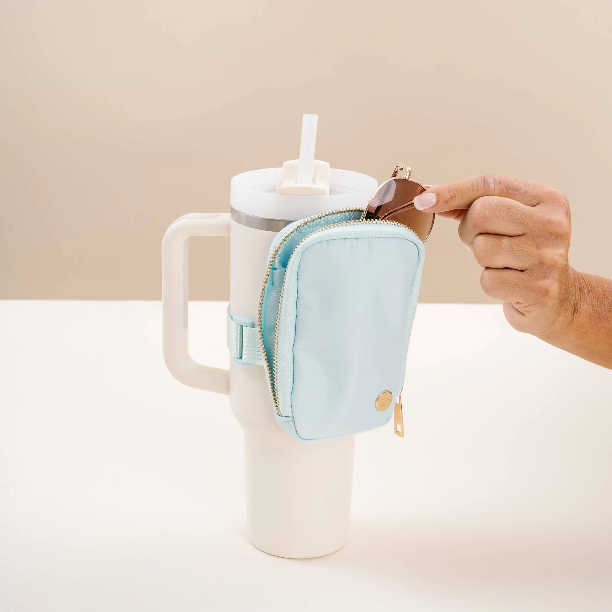 The Darling Effect - Tumbler Fanny Pack - Aqua