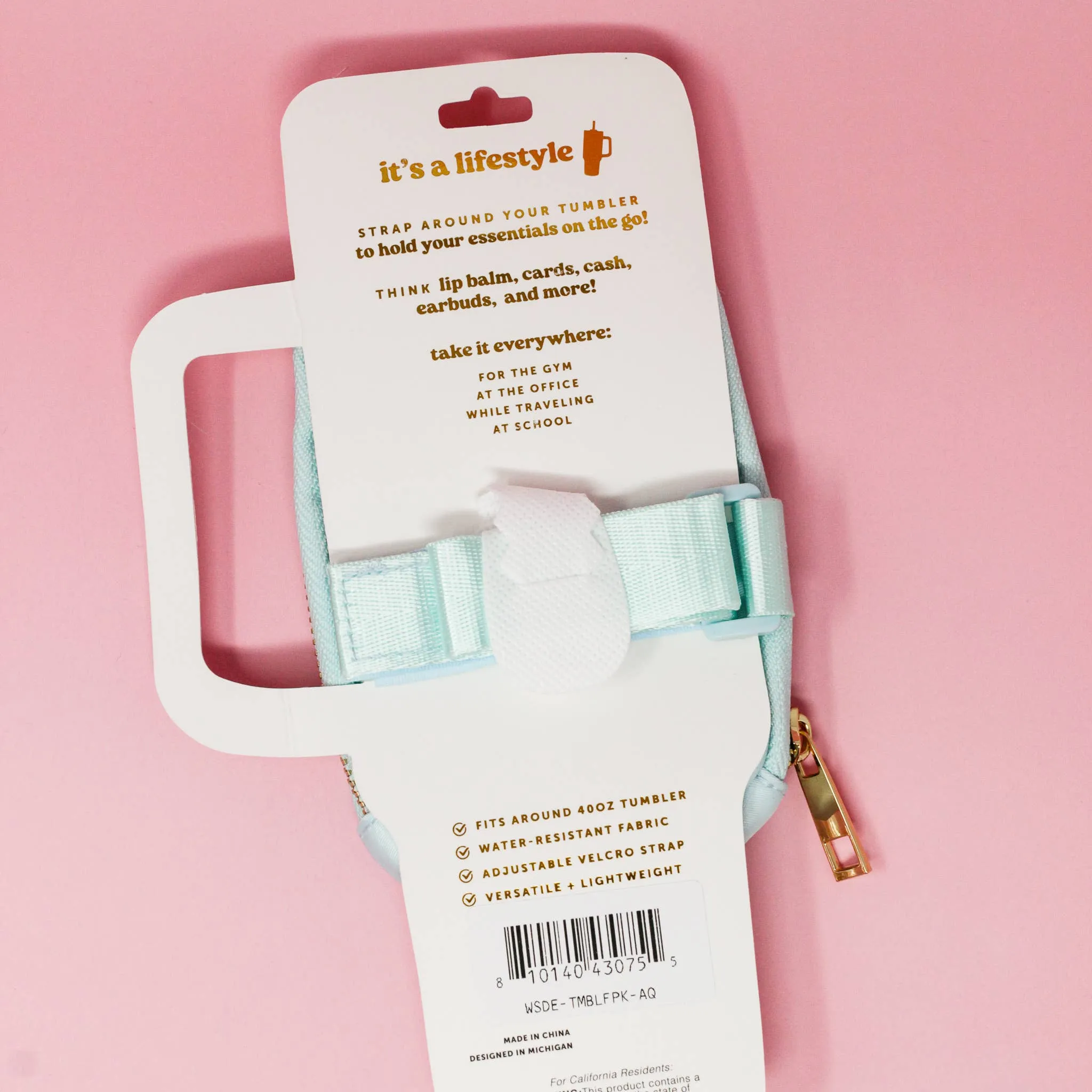 The Darling Effect - Tumbler Fanny Pack - Aqua