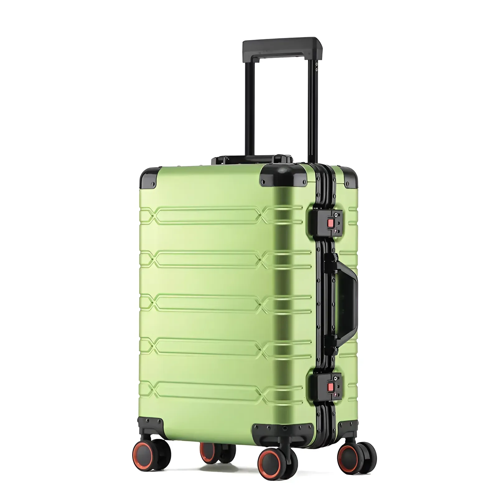 The Explorer Aluminum Suitcase Black
