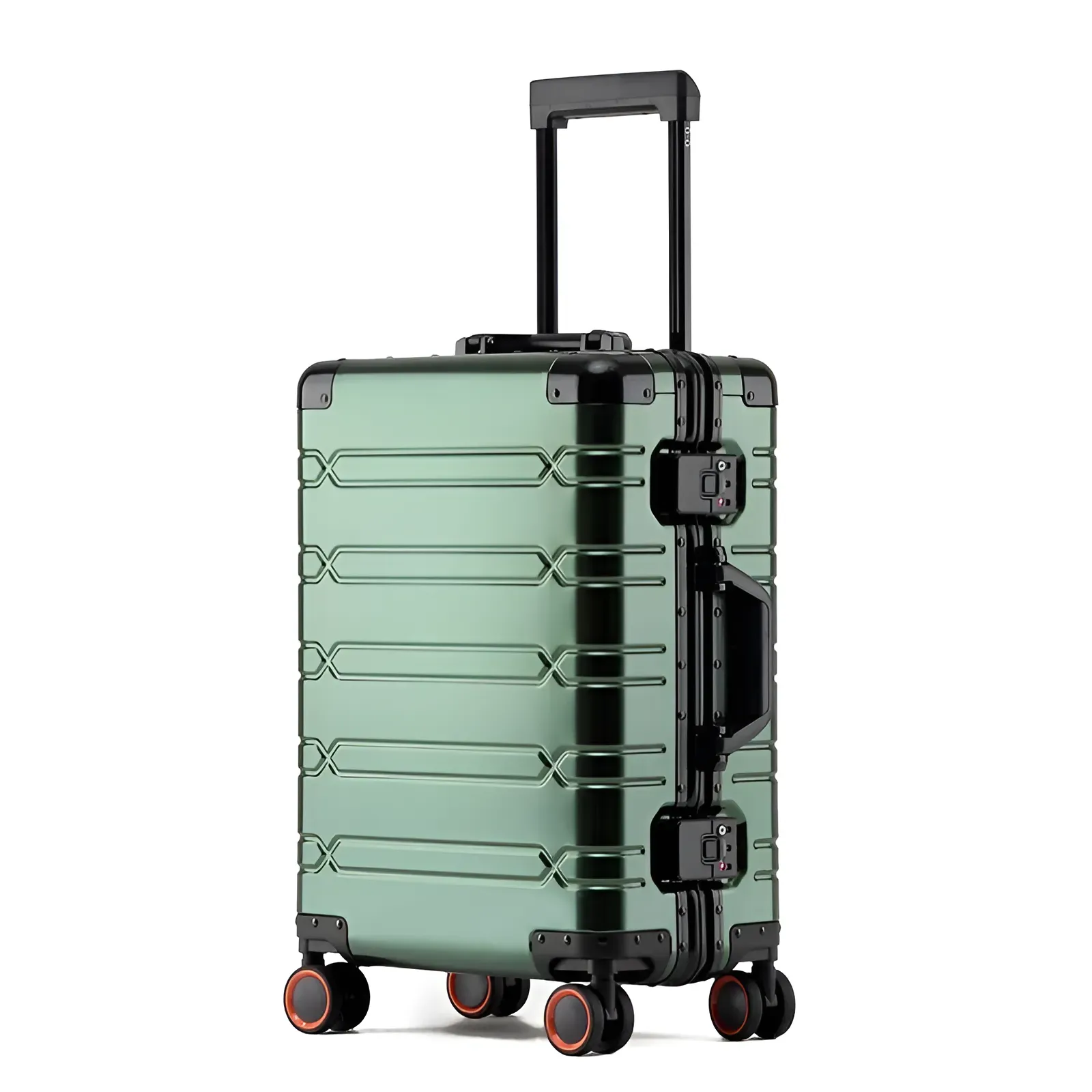 The Explorer Aluminum Suitcase Black
