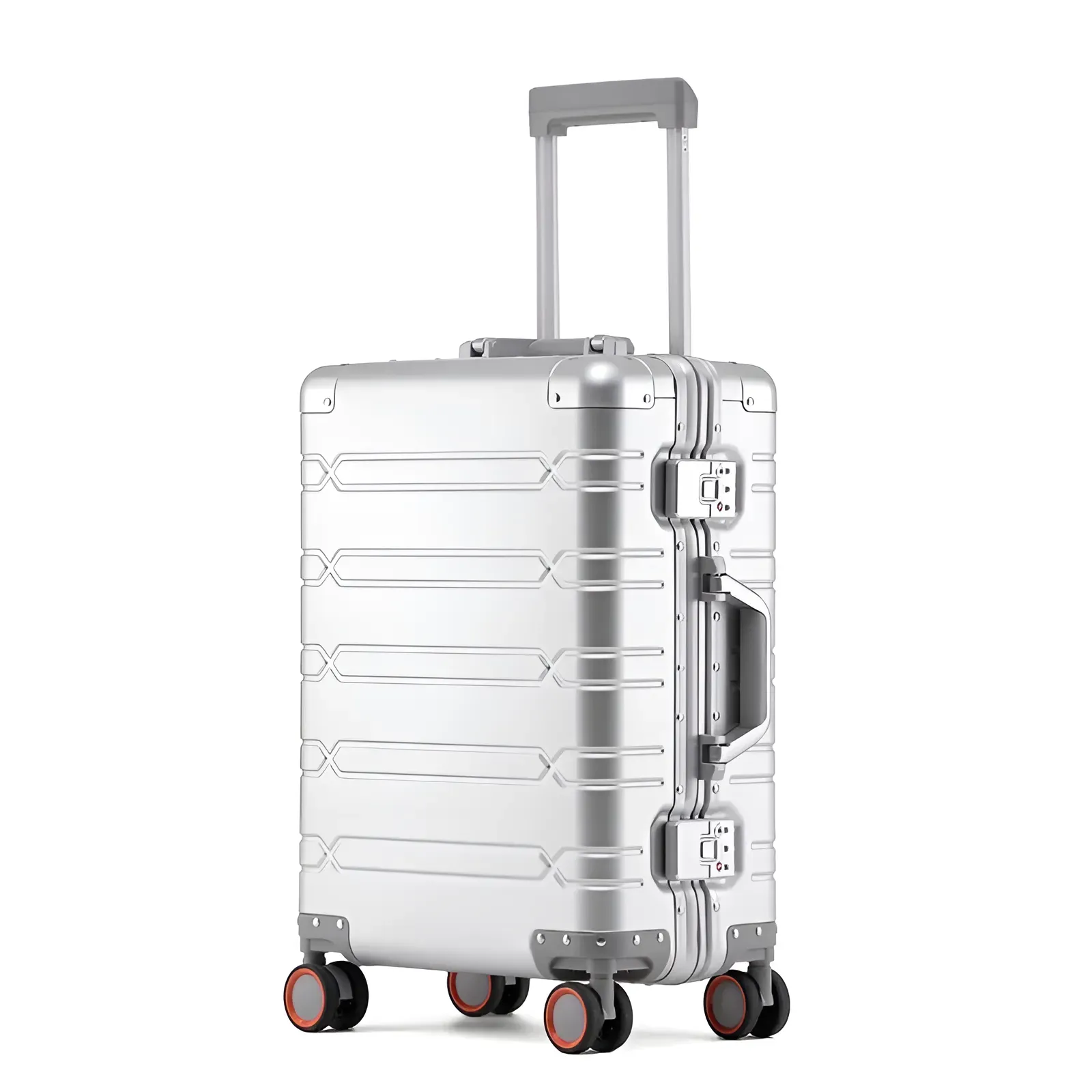 The Explorer Aluminum Suitcase Black