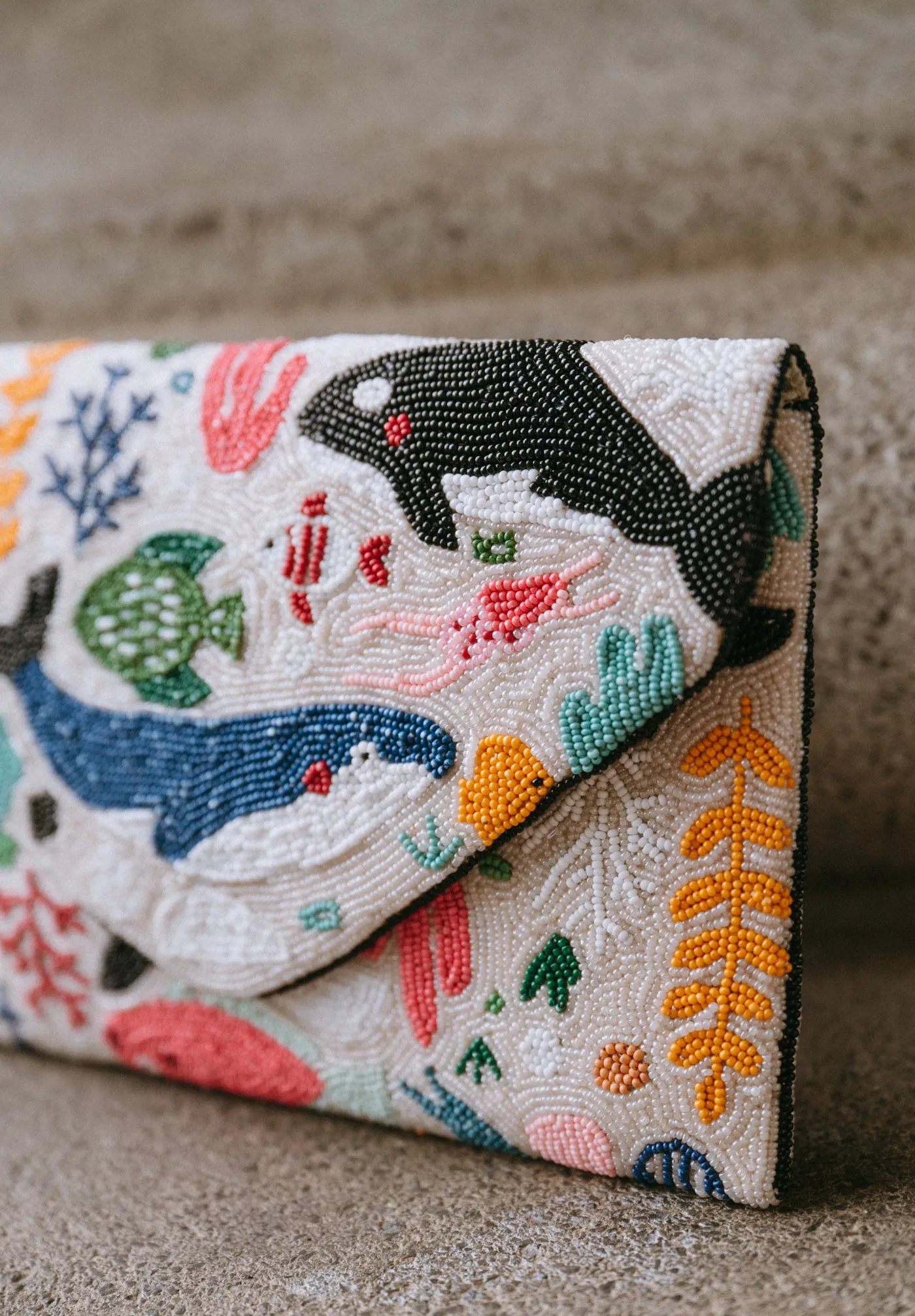 The Sea and the Sky Beaded Handbag (Preorder)