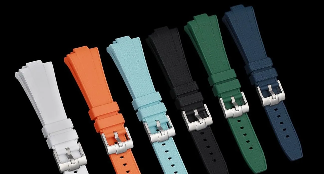 Tissot PRX Powermatic 80 Silicone Rubber Replacement Watch Straps - Compatible Watch Bands for Tissot PRS Automatic, Quartz, Chronograph 40mm - Size 12mm - For Men & Women - Quick-Release