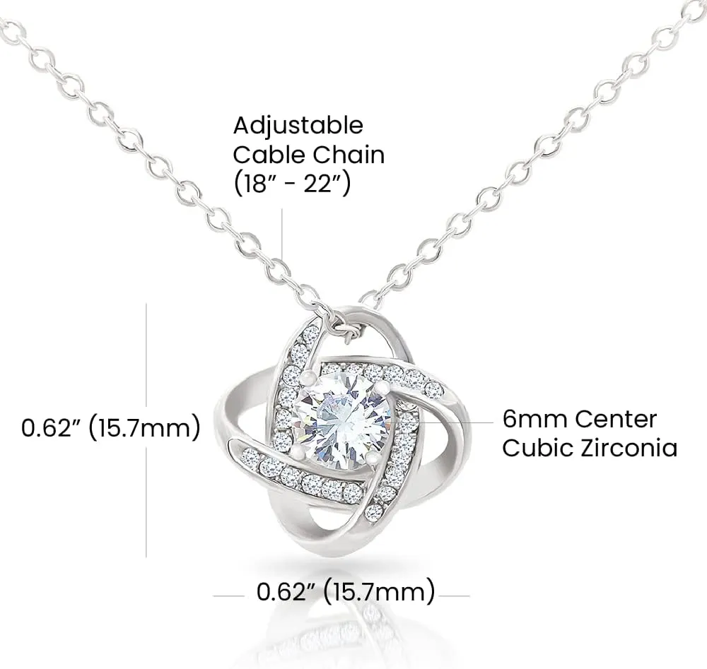 To My Beautiful Wife Necklace From Husband With Heartfelt Message, Birthday Gift With Emotional Message Card