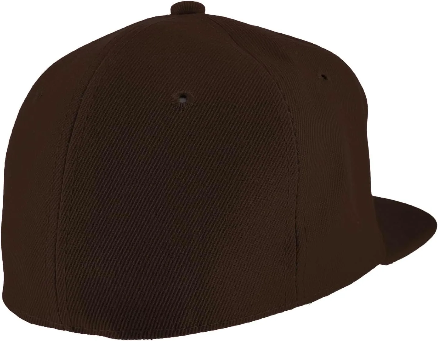 TOP HEADWEAR Plain Flat Bill Fitted Hat