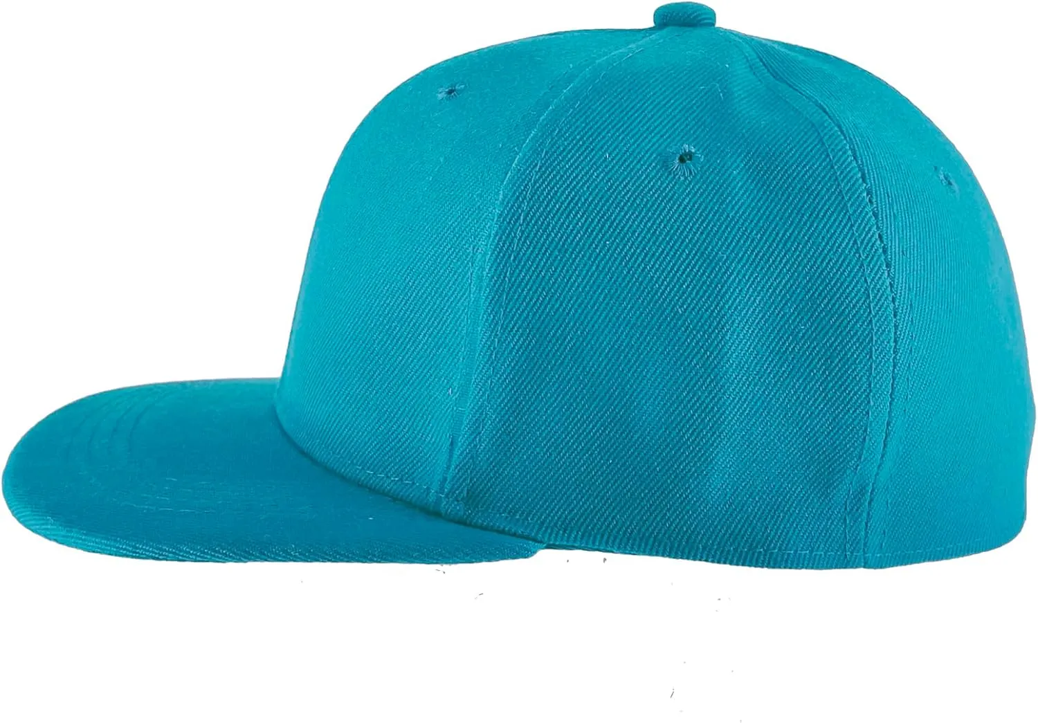 TOP HEADWEAR Plain Flat Bill Fitted Hat