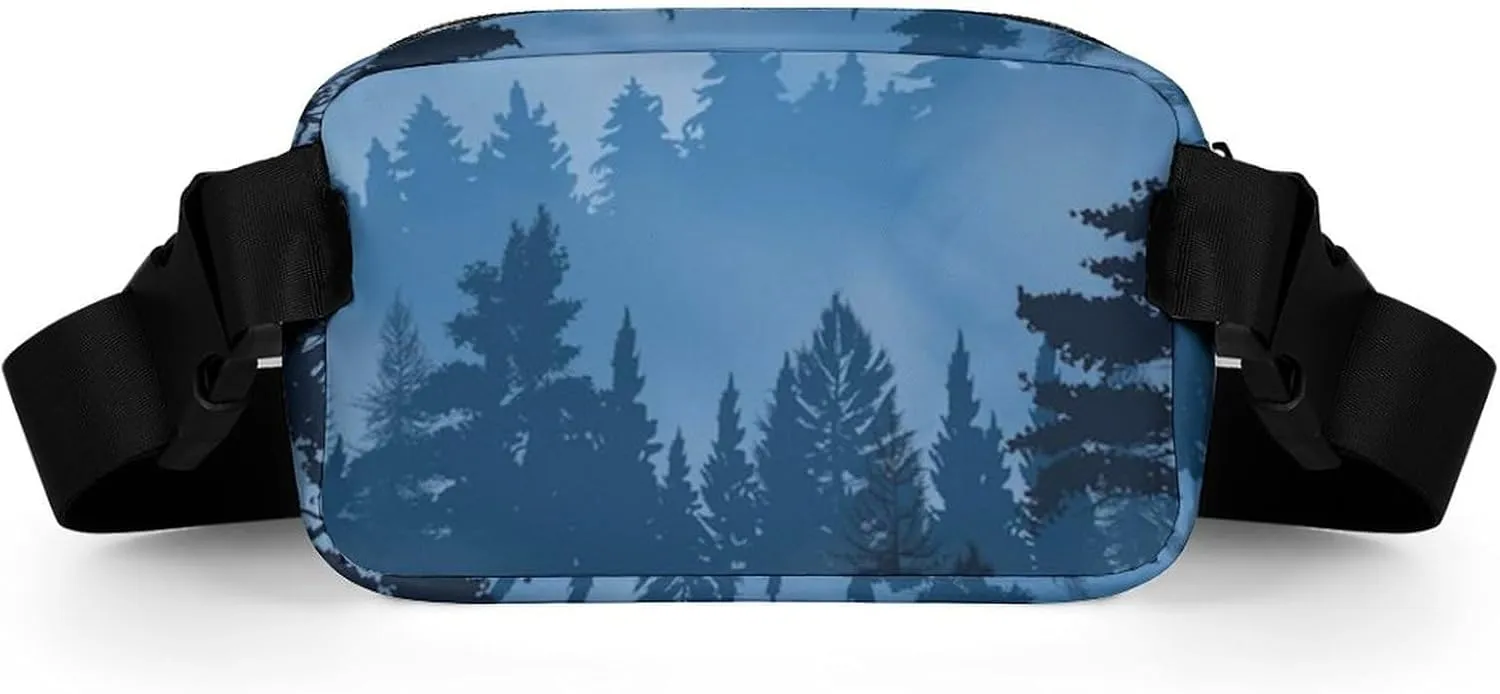 Trees of Pine Forest Unisex Fashion Fanny Pack Crossbody Bag Suitable for Traveling, Hiking, Daily Life, 20x13cm, style-30