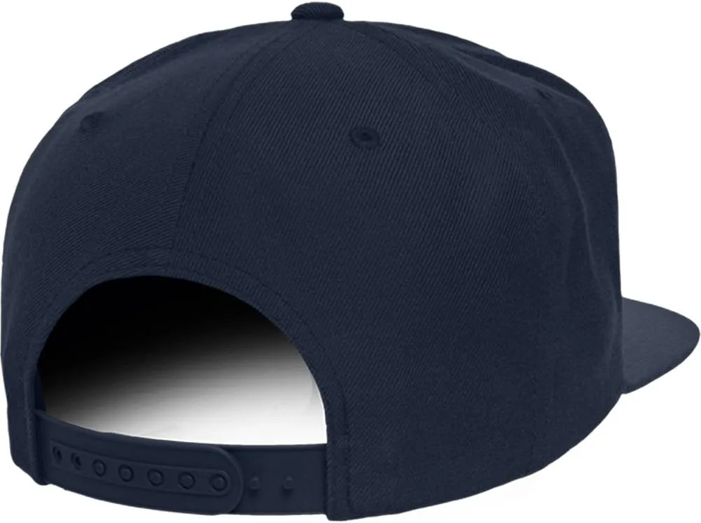 Trendy Apparel Shop Letter E Brushed Script Embroidered Flat Bill Snapback Baseball Cap
