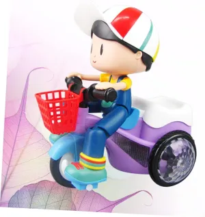 Tricycle Toy for Boys Boys and Girls Tricycle Music and Led Lights Creative Riding Toy Random Color