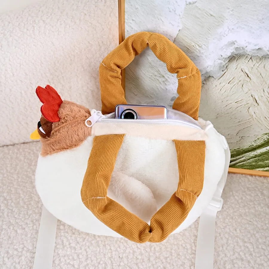 Ugly-Cute Clucking Chicken Handbag & Crossbody Bag(17037)