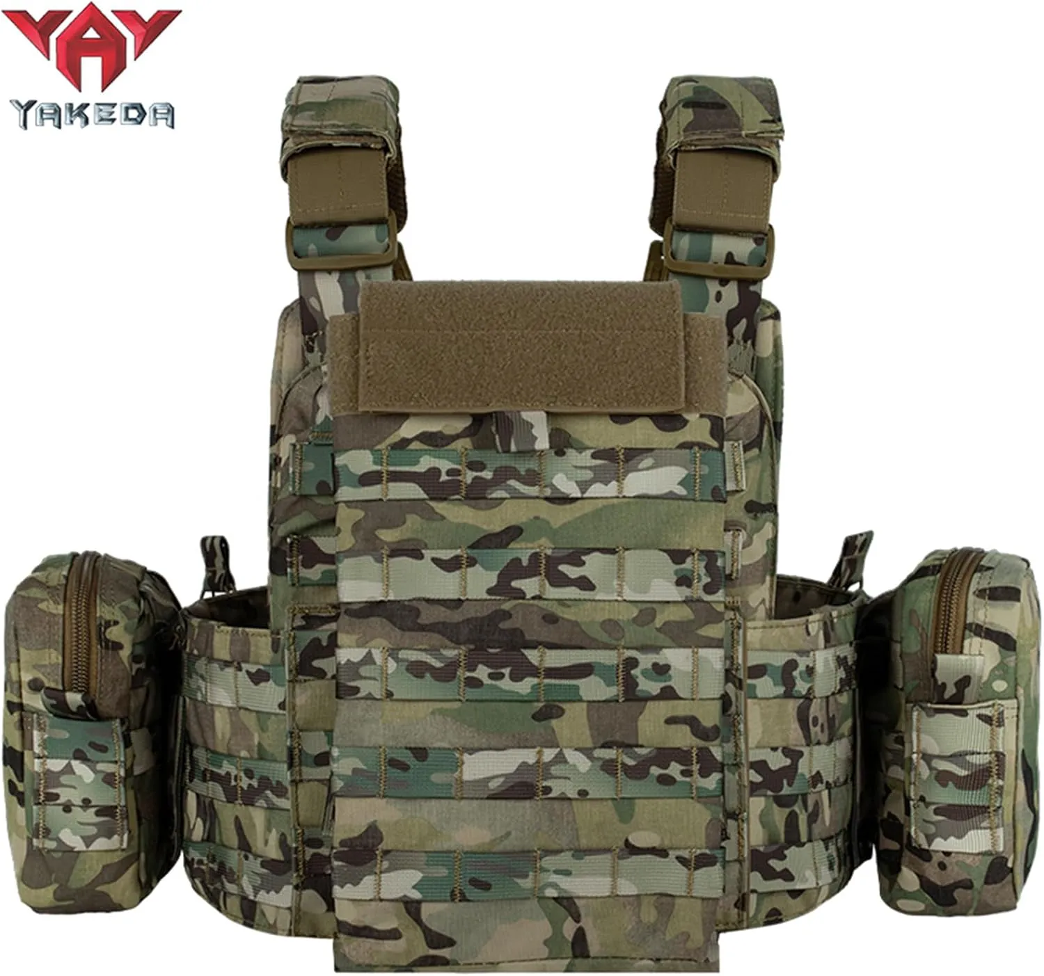 vAv YAKEDA Tactical Outdoor Vest Quick Release Adjustable Hunting Vest with PALS Molle System