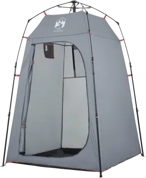 vidaXL Privacy Tent, Outdoor Shelter, Garden Tent for Outdoor Patio Hiking, Portable Changing Room, Dome Tent, Gray Quick Release Waterproof