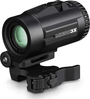 Vortex Optics Micro 3x Red Dot Sight Magnifier with Quick-Release Mount