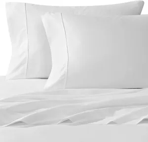 Wamsutta 400-Thread-Count Sateen King Sheet Set in White