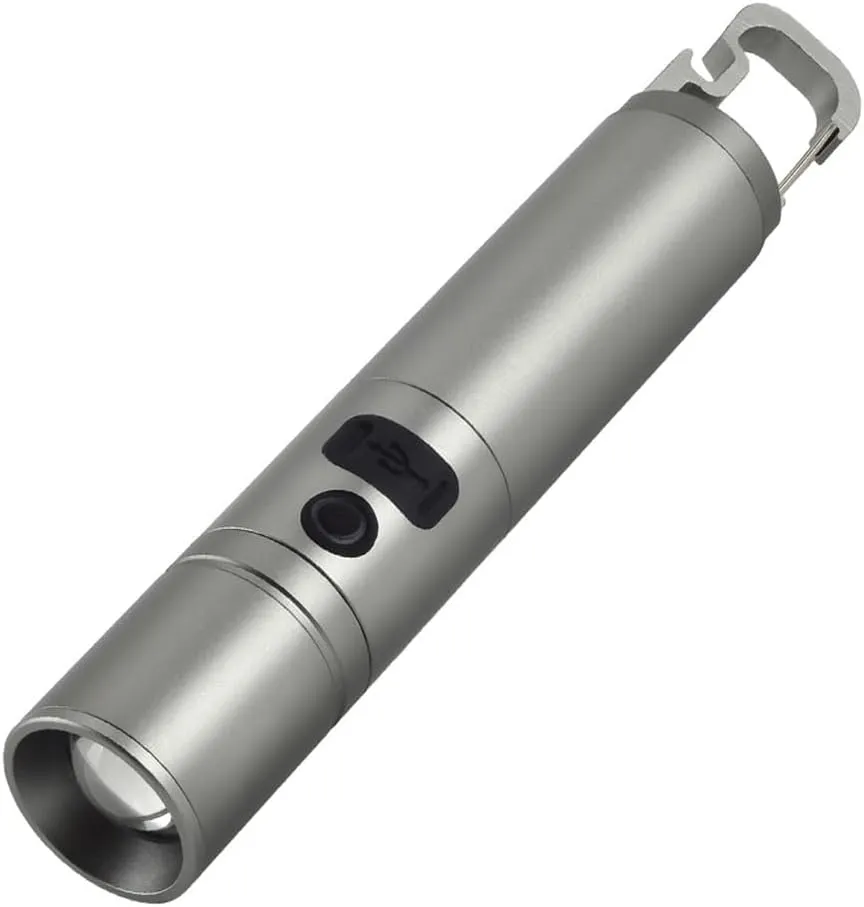 Waterproof Outdoor Camping Light Multi-Functional Rechargeable Lantern with Long Battery Life LED Aluminum Alloy Tent Hanging Light for Travel and Emergency Use