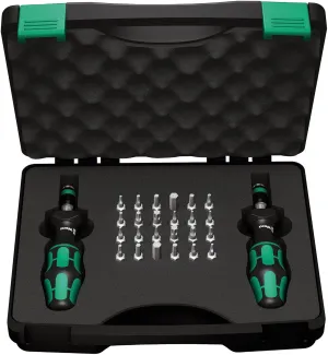 Wera - 5074738001 Kraftform 7440/41 Torque Screwdriver 0.3-3.0 Nm and Bit Set, 26-Piece