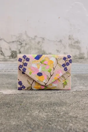 Wild Posy Beaded Crossbody