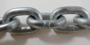 Windlass 1/4" x 4' ISO G4 Anchor Chain HDG with Galvanized Shackles
