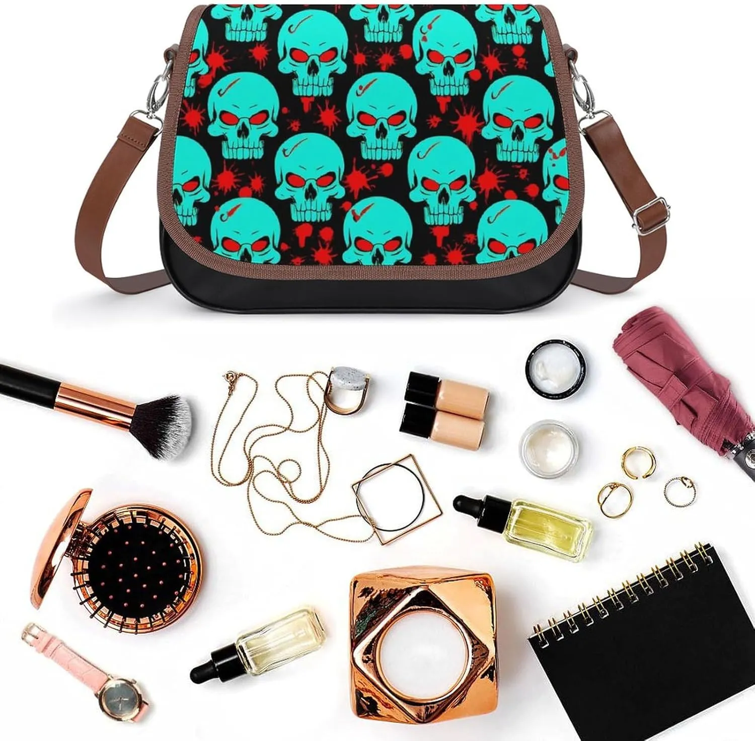 Women's Lightweight Crossbody Bag With Detachable Shoulder Strap For Daily Use