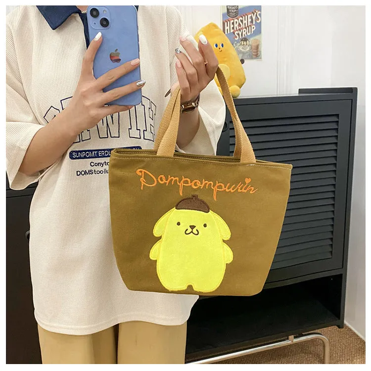 Women's Plush Clow Make-up Cute Birthday Gift Crossbody Bags