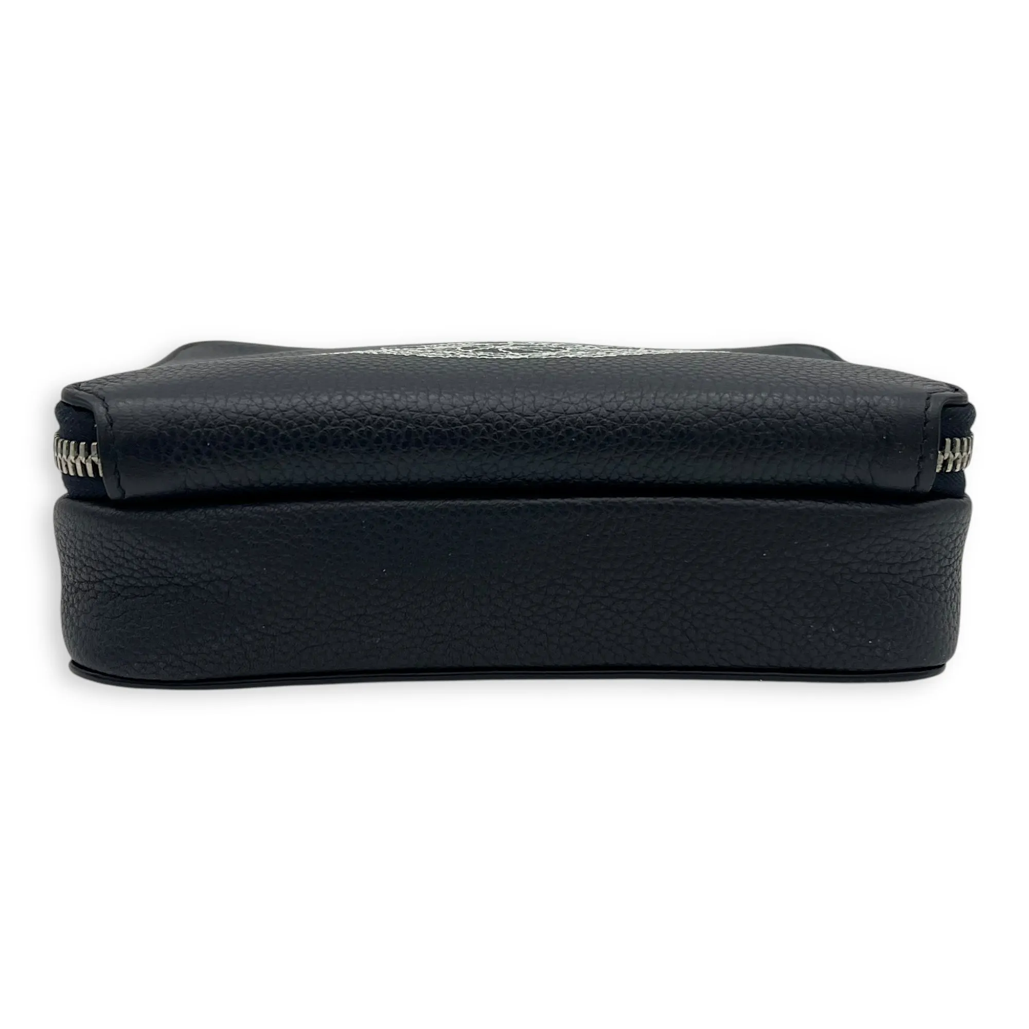 X Jordan Air Dior Blue Crossbody Bag in Calfskin, Silver hardware