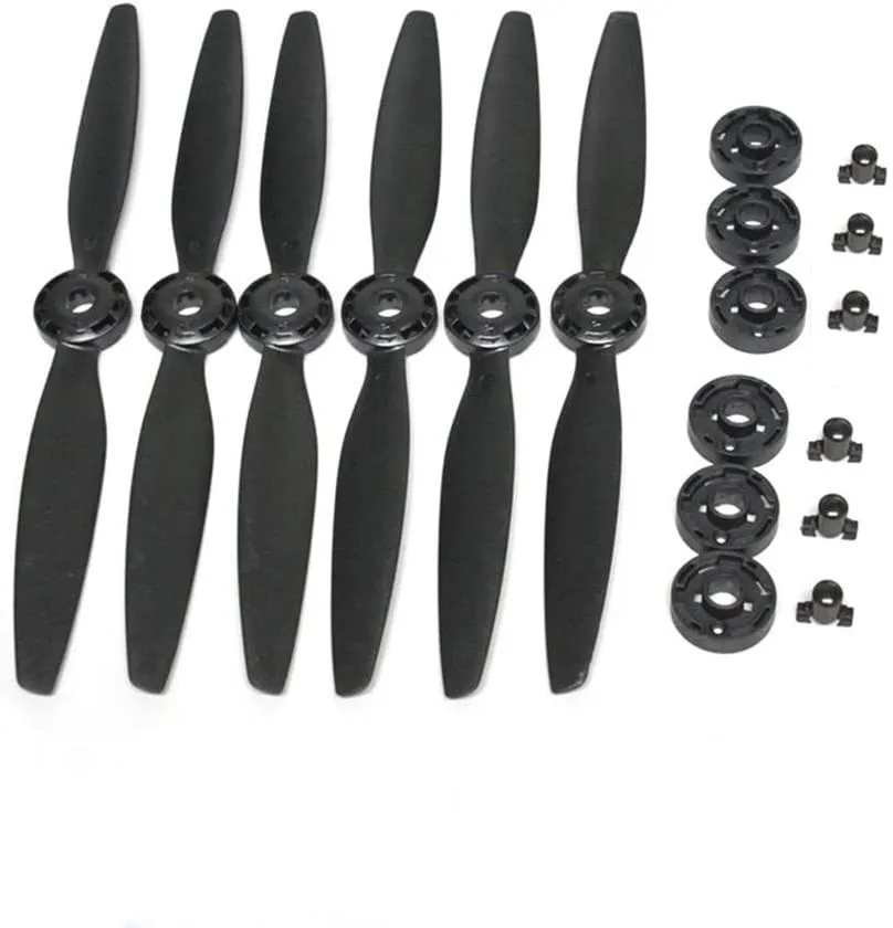 Xmipbs 3 Pairs Blade A B Quick Release Propellers for Yuneec Typhoon H 480 Drone 6pcs (Black)