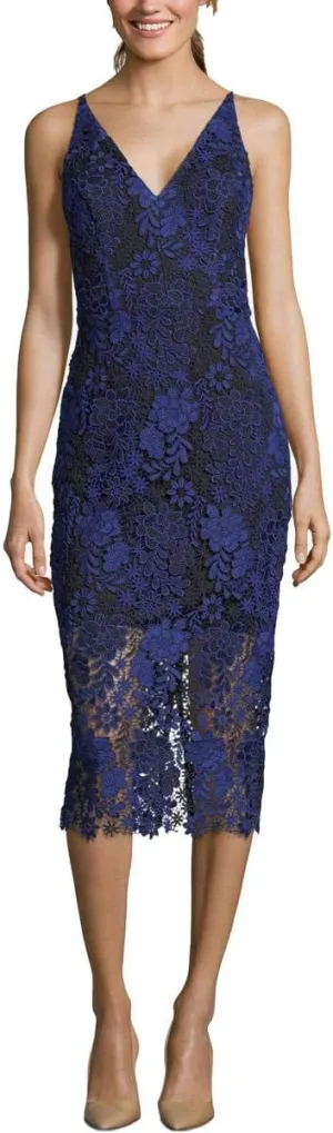 Xscape Women's Embroidered Lace Sheath Dress