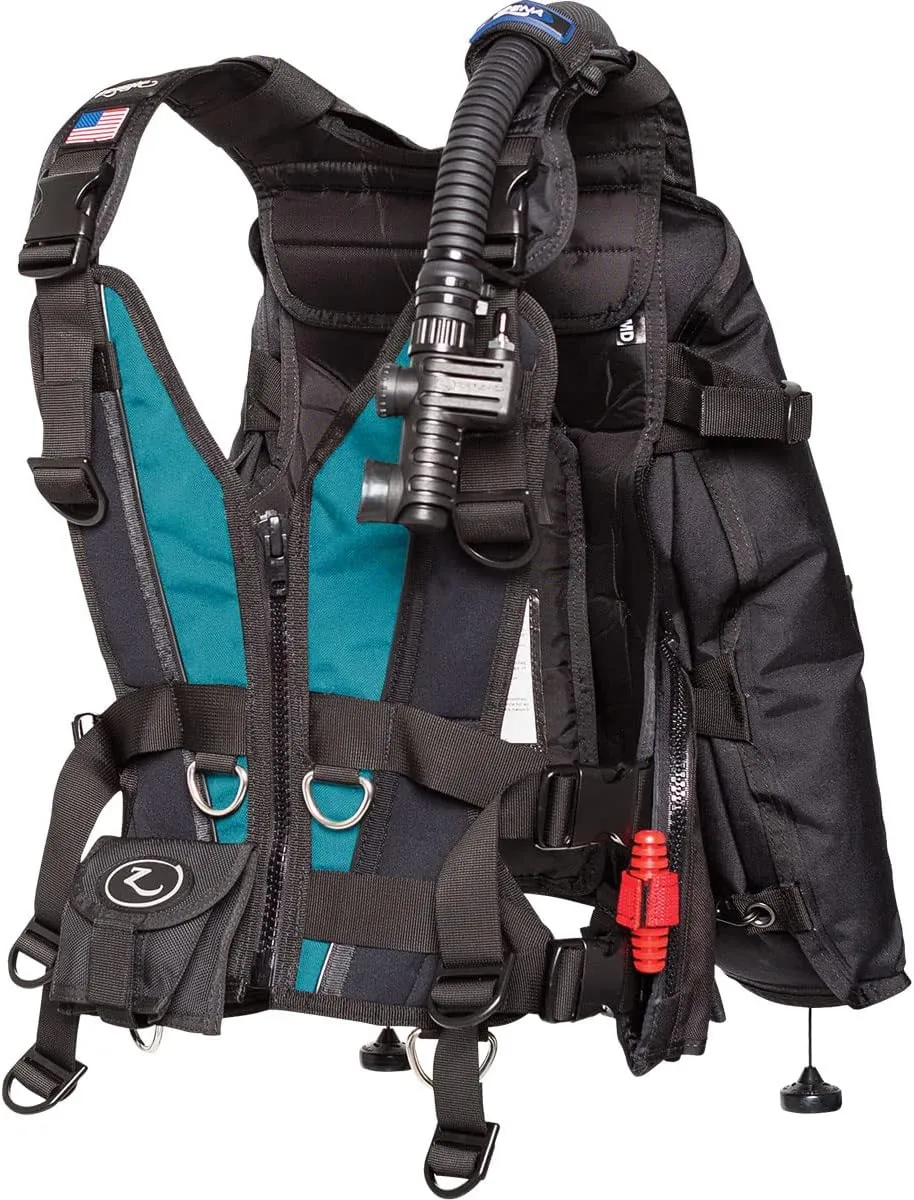 Zeagle Front Panel for Zena Women's BCD, Aqua, Medium