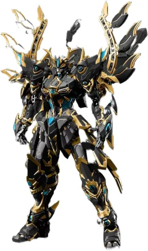 Zen of Collectible CD-01 Four Divine Beasts Series Mecha Model Black Dragon 1/72 Scale Alloy Action Figure