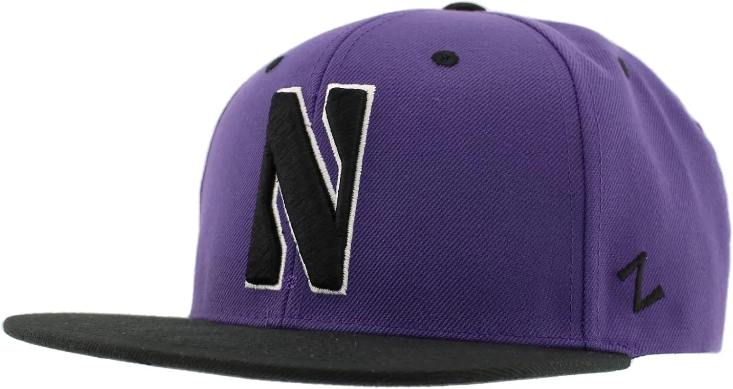 ZHATS NCAA Officially Licensed Snapback Hat Flat Brim Z11