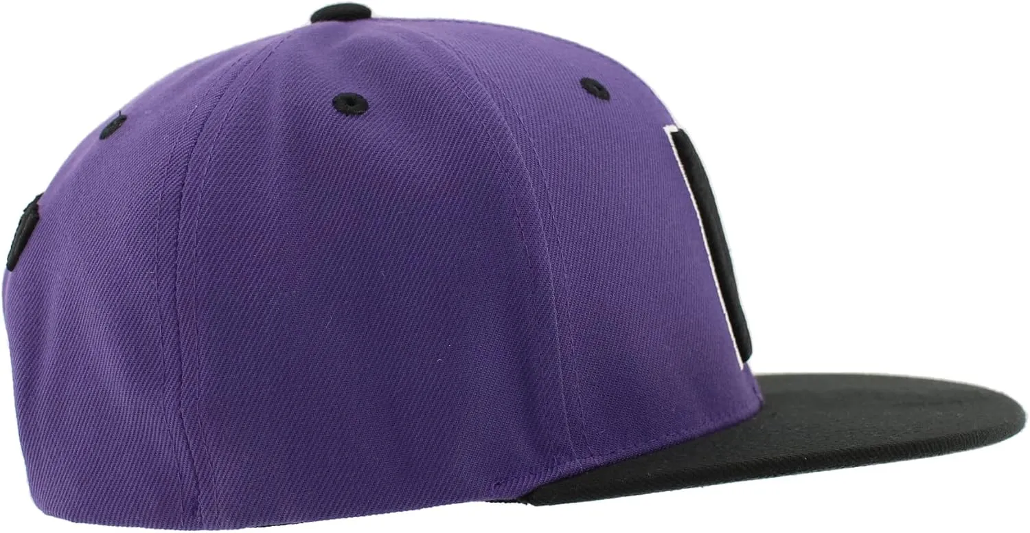 ZHATS NCAA Officially Licensed Snapback Hat Flat Brim Z11